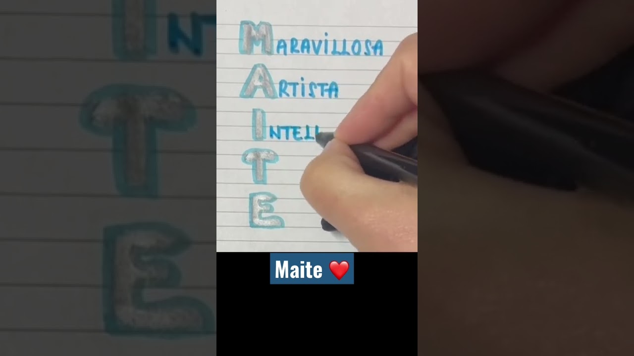 Significado del nombre MAITE #significado #nombre #maite