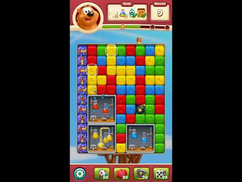 Toon Blast Level 8438 - NO BOOSTERS 🐻🐺🐱 | SKILLGAMING ✔️