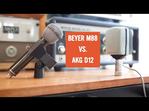 AKG D12 Cardioid Dynamic Microphone 1950s - 1960s - Silver / Black image 9