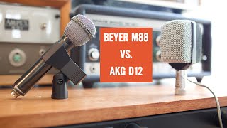 Video thumbnail for The AKG D12 Vs. Beyerdynamic M88 by Cole Picks Vintage