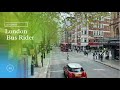 4K LONDON Bus Route 24 Pimlico To Hampstead Heath Passing Big Ben