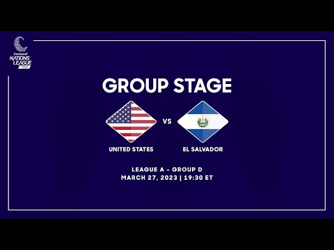 2022/23 Concacaf Nations League | United States vs El Salvador