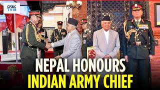 WATCH: Indian Army Chief Awarded Honorary General Rank Of Nepal Army By President Paudel | N18G