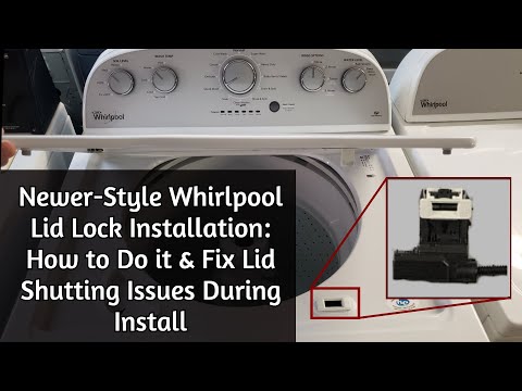 How to Replace Newer Whirlpool Top Load Washer Lid Lock and Fix Lid Striker Issue (W11307244)