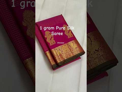 Shop 1 gram Vintage Pure Silk Saree  #onlineshopping #handloom#puresilk