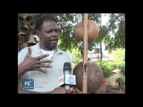 Cameroonian artist promotes traditional musical instrument