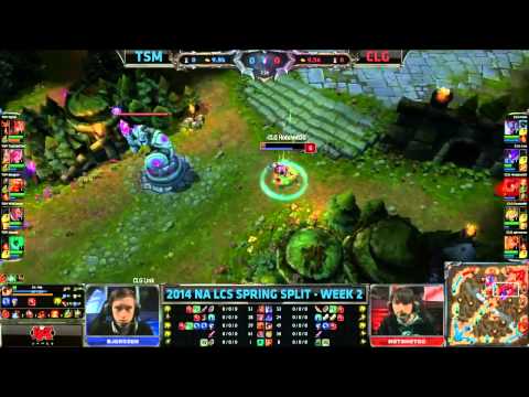 [NA LCS Week 2] TSM vs CLG [Spring Split 2014] Season 4 NA LCS TSM vs CLG
