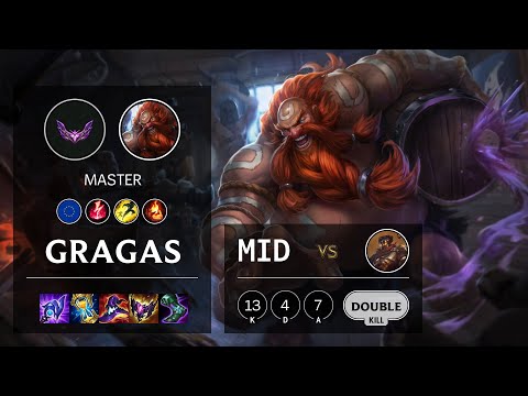 Gragas Mid vs Viktor - EUW Master Patch 12.1
