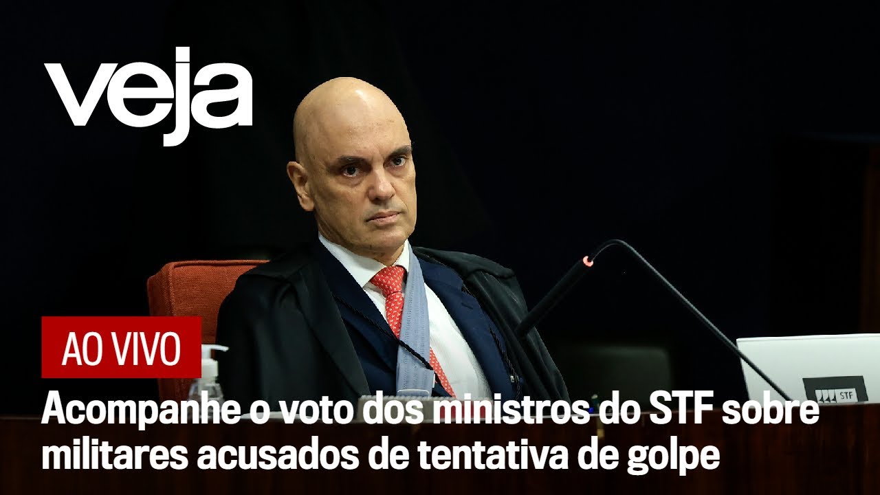 AO VIVO: Ministros do STF votam sobre núcleo militar acusado de golpe de Estado