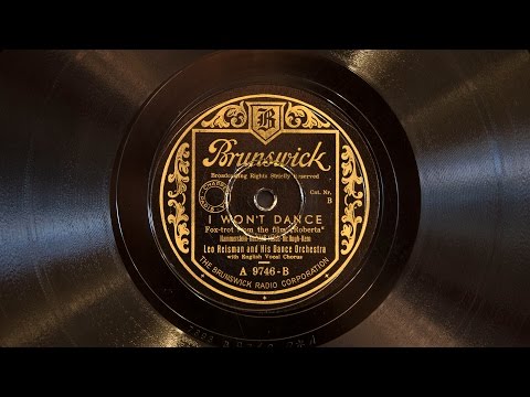 I Won't Dance • Leo Reisman and His Orchestra (Victrola Credenza)