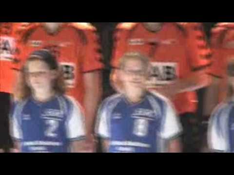 EHC DCJ meiden tijdens de handbal hereninterland Nederland - Wit-Rusland 2009 Okt 31