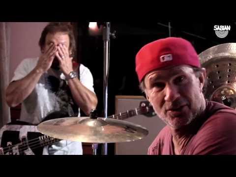 Chad Smith and Michael Anthony with the Sabian Holy China