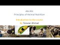 Lecture 1 Principles Of Animal Nutrition Introduction To Animal Nutrition