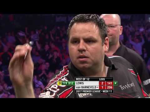 NINE-DARTER! Adrian Lewis v Raymond van Barneveld - Liverpool Premier League 2017