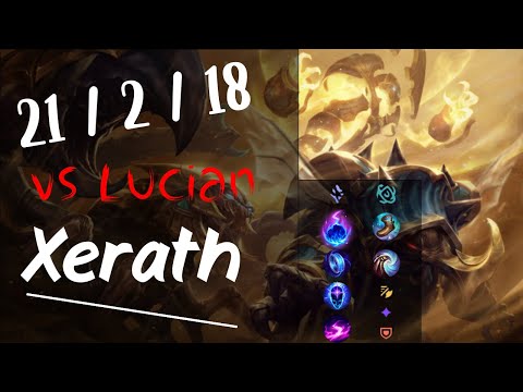 Xerath MID vs Lucian - Challenger Replay KR