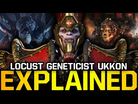 UKKON The Locust Geneticist & His History Explained (Gears of War Lore)