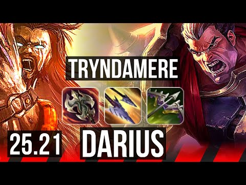 TRYNDAMERE vs DARIUS (TOP) | EUW Diamond | 25.21