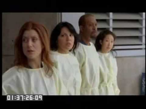 GRAY'S ANATOMY DETRAS DE CAMARA