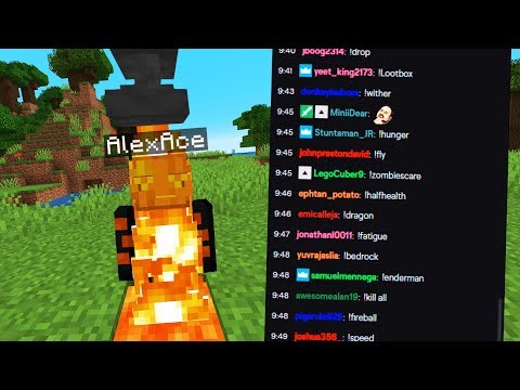 Insane Control of World by Twitch Chat in Minecraft