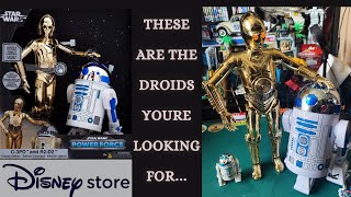Disney Store Vintage Style R2D2 And C3PO