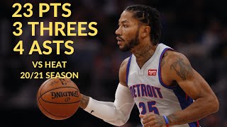 [高光] Derrick Rose  23 Pts 4 Asts VS Heat