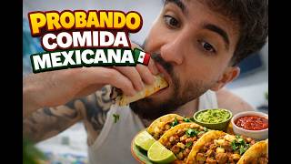 Probando comida mexicana por primera vez 🇲🇽