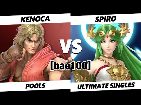 bae100 - Kenoca (Ken) Vs. Spiro (Palutena) SSBU Ultimate Tournament