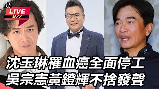 沈玉琳罹血癌全面停工吳宗憲黃鐙輝不捨發聲