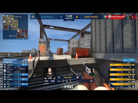LAST CHANCE!! Vitality vs Complexity  CSGO  IEM Summer 2021   HIGHLIGHTS !!!