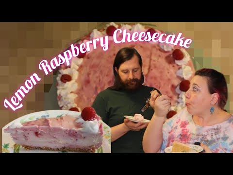 Lemon Raspberry Cheesecake ((NO BAKE))