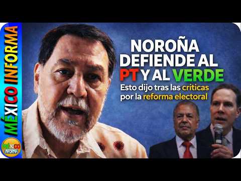 Noroña defends the PT and the Green Party. Listen to what he said after the electoral reform was ...