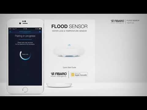 Czujnik zalania FIBARO Flood Sensor - wersja działająca z Apple HomeKit - Konfiguracja
