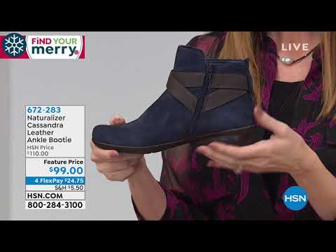 Naturalizer Cassandra Leather Ankle Bootie