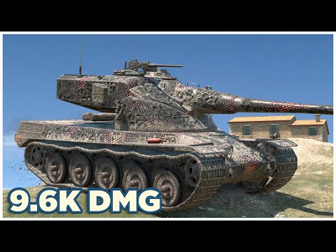 AMX 50 B • 9.6K DMG • 6 KILLS • WoT Blitz