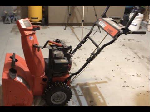 #07 Ariens Snowblower gear box oil leek fix
