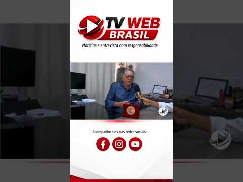 Prefeito Eymard de mataraca PB concedeu uma entrevista a Tv web Brasil, rede portais de comunicação