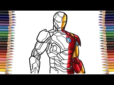 IRON-MAN Coloring Pages | Iron-Man Mark XLIII [NCS] Titsepoken - Savannah - Out of the Grave