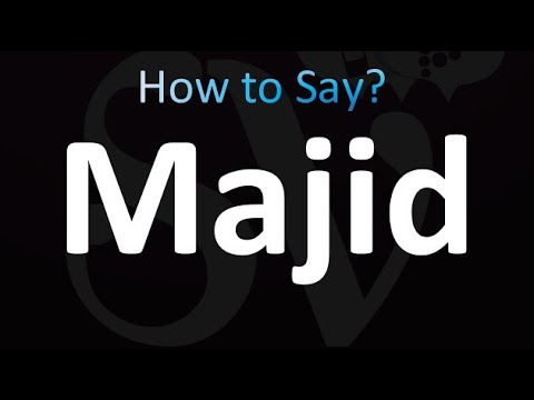 How to Pronounce Majid (correctly!)