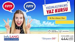 InfoLANG Dil Okulları -Yoğunlaştırılmış İngilizce Yaz Kursu