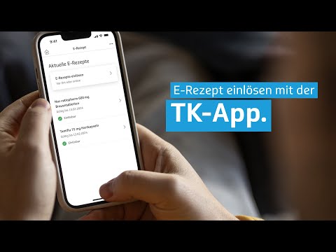 In der TK-App: Das E-Rezept bietet schnelle und einfache Hilfe