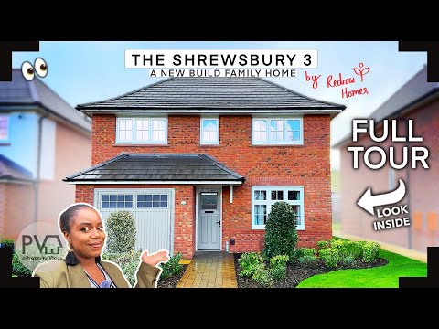 Home Tour INSIDE a LOVELY😍 3BED Detached Redrow Homes New Build House The Shrewsbury 3 Property Tour