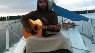 Nahko protests Leech Lake Pipeline by singing "Great Spirit" to the sacred waters - 8-16-09
