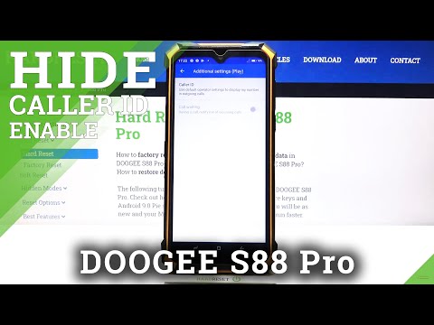 How to Show & Hide Caller ID in DOOGEE S88 Pro – Manage Call Settings