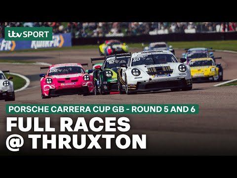 FULL RACES: Porsche Carrera Cup GB - Round 5 and 6 @ Thruxton 2025 | ITV Sport