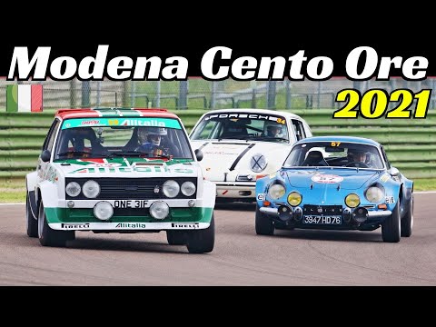 Modena Cento Ore Classic 2021 - Race Highlights + Paddock at Imola Circuit, Alfa GTA, E-Type, Alpine