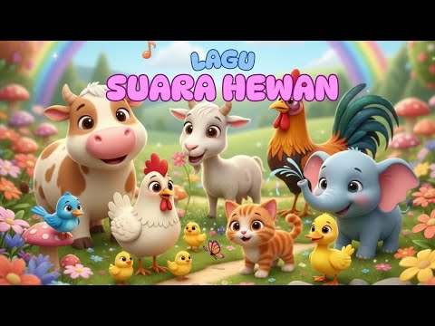 LAGU SUARA HEWAN 🎶| SUARA HEWAN | Lagu anak Indonesia | Lagu anak populer.