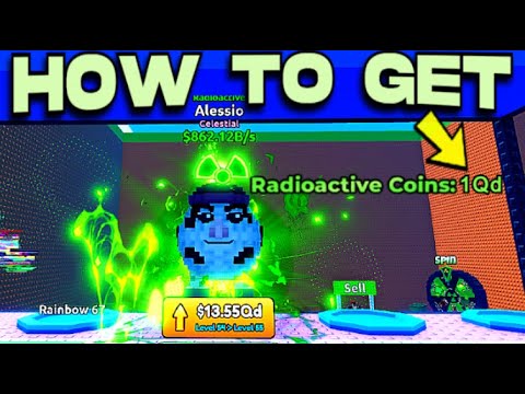 Fastest Way to Get Radioactive coins in Escape Tsunami For Brainrots!