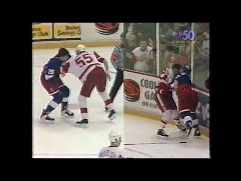 95/96 RS: Wpg @ Det Highlights - 4/10/96 (Det 60th Win)