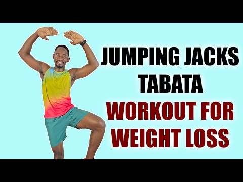 20-Minute TABATA Jumping Jacks Workout to Lose Weight Fast