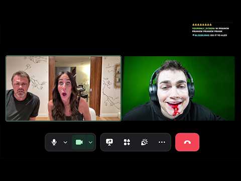 FAKE BLOOD prank on my FAMILY